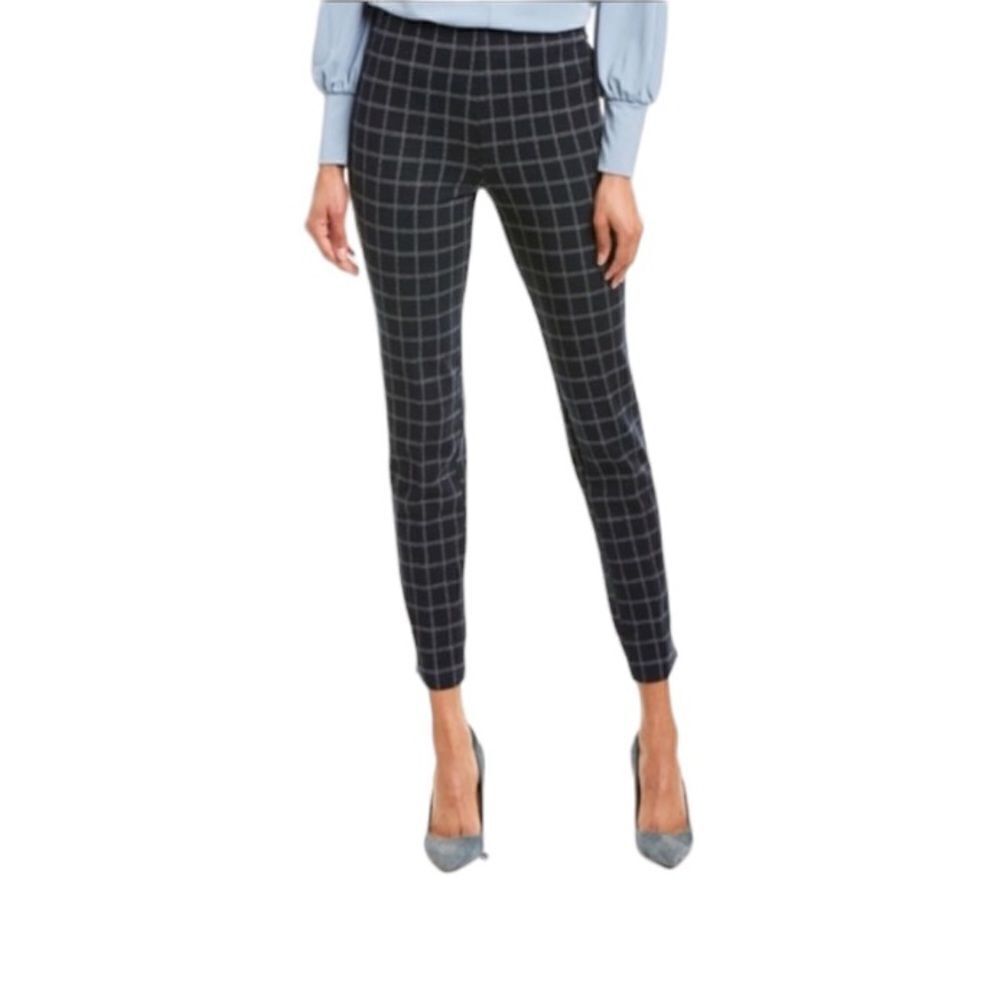 NWT! Ecru Springfield pull on pants in windowpane